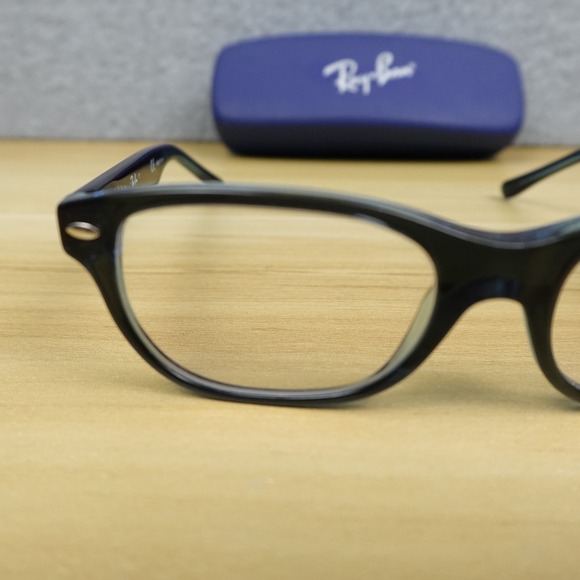 Ray-Ban Kids Eyeglasses Frames RB1555 3667 Blue Rectangle Full Rim 48-16-130 - Picture 4 of 13